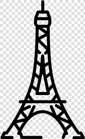 Paris Clipart Sketch For Free Download And Use In Presentations   Eiffel Tower Icon Transparent  HD Png Download