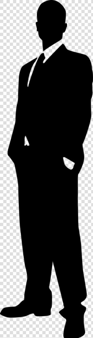 Transparent Man Praying Silhouette Png   Man In Suit Silhouette Png  Png Download