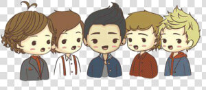 Imagem   One Direction Cute Fan Arts  HD Png Download