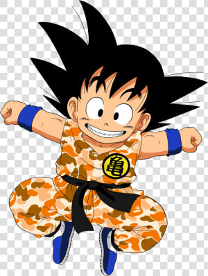 Png X On Behance   Kid Goku  Transparent Png