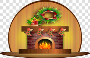 Clipart Kamin Weihnachten  HD Png Download