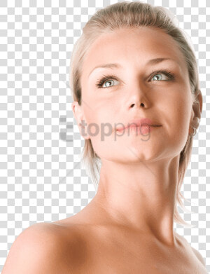 Free Png Download Face Blonde Looking Up Png Images   Beautiful Face Woman Png  Transparent Png