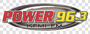 Power 96   3   Kfmi   Eureka   Metal  HD Png Download