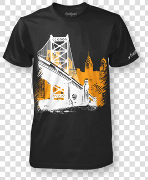 Ben Franklin Bridge Png   Active Shirt  Transparent Png
