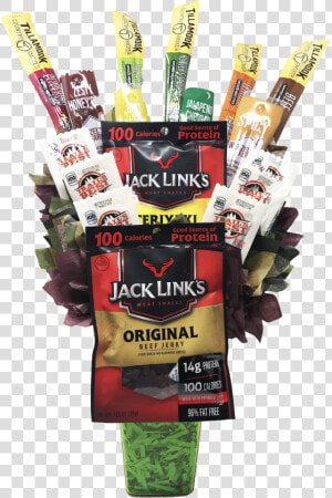 555298 v Beef Jerky Bouquet With Unique Variety Of   Gift Basket  HD Png Download