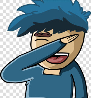 ⭐drawn Dab Twitch Emote For  harleytatumtbs 😂 ⭐ashamed   Cartoon  HD Png Download