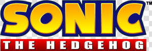 Sonic The Hedgehog Lettering  HD Png Download