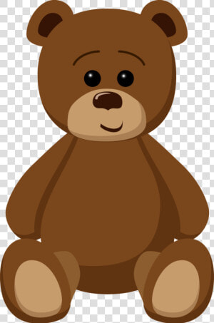 Teddy Bear brown Art grizzly Bear animal Figure illustration   Transparent Teddy Bear Cartoon  HD Png Download