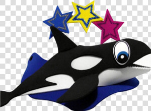 Killer Whale Visor   Stuffed Toy  HD Png Download