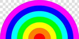 Transparent Orange Circle Png   Seven Colours Of The Rainbow  Png Download