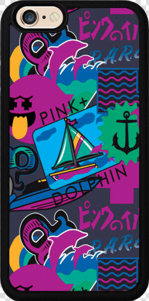 Multicolor Emoji Case   Desktop Pink Dolphin  HD Png Download