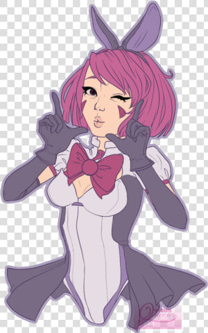 A Late Bunny Dva  lt 33   Cartoon  HD Png Download
