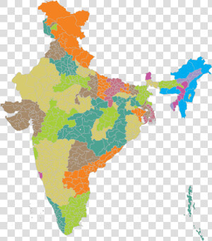 India Map Png Transparent Picture   India Map Blank With States  Png Download