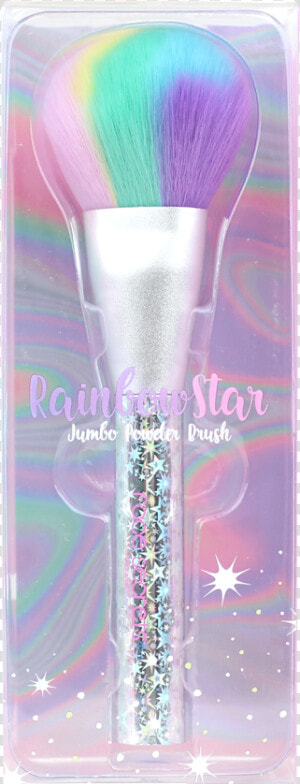 Brocha Jumbo Para Polvos Rainbow Star    Hi res   Plastic  HD Png Download