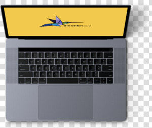 A Macbook Computer With El Colibri Studio Logo   Macbook Pro 15 Touch Bar 2016  HD Png Download