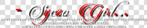 Stylish Girl Png Text  Transparent Png