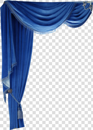 Blue Curtain Png   Blue Curtains Png Download  Transparent Png
