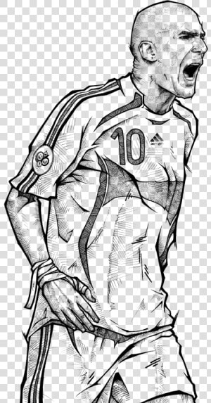 Drawing Zidane  HD Png Download