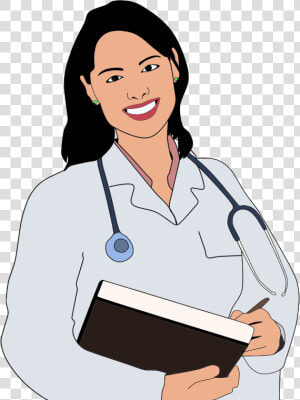 Doctor Clipart Png Free Vector Graphic Doctor Medicine   Clip Art Female Doctor  Transparent Png