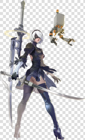 2b Nier Soul Calibur  HD Png Download