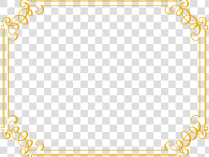 Wedding Transparent Images X   Gold Fancy Border Png  Png Download