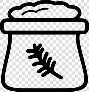 Flour Bag   Flour Bag Flour Icon  HD Png Download