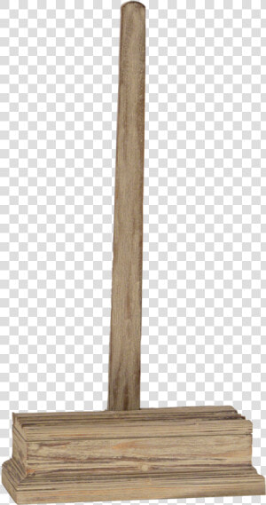 Distressed Wood Easel   Broom  HD Png Download