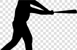 Baseball Bat Hit Free Vector Graphic On Pixabay   Clip Art Baseball Player  HD Png Download