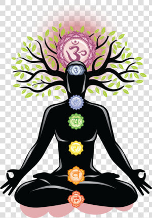 Home Page Spiritual Tree   Spiritual Meditate Clip Art  HD Png Download