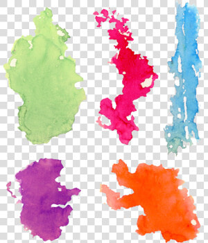 Watercolor Stain Png  1227 Watercolor Background Set   Map  Transparent Png