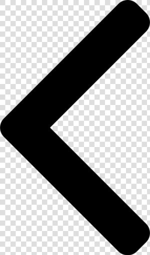 Left Angle Bracket   Back Icon For Ios  HD Png Download