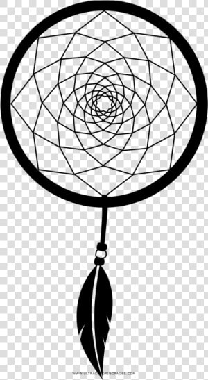 Dreamcatcher Coloring Page   Easy First Nations Art  HD Png Download