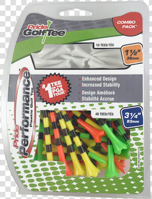 Pride Golf Tee® Pride Performance™ Combo Packs   Green Bean  HD Png Download