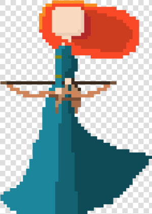 Merida Pixel Art  HD Png Download