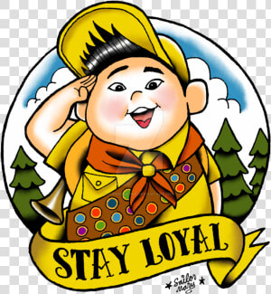 Up Clipart Disney Pixar   Russel From Up Fan Art  HD Png Download