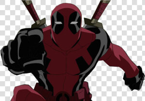 Vector Anime Deadpool   Disney Xd Spiderman Deadpool  HD Png Download