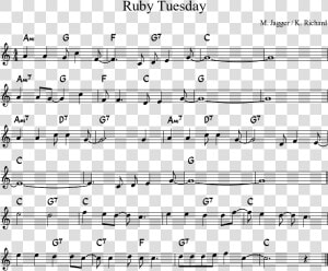 Ruby Tuesday Flute Part  HD Png Download