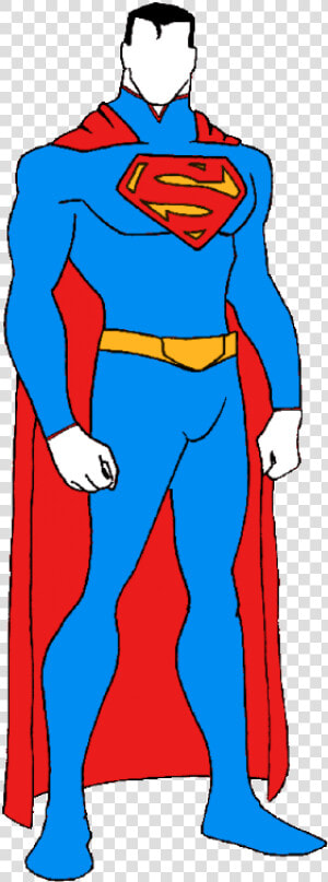 Superman Dress Cliparts   Superman Template  HD Png Download