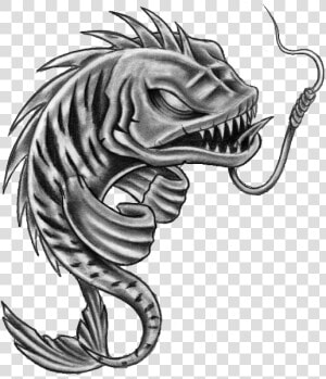 Drawing Desings Fish   Tattoo Fish  HD Png Download