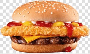 Hash Brown Cheeseburger   Hash Brown Burger Hungry Jacks  HD Png Download