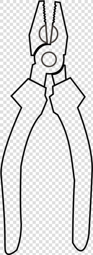 Tool Pliers Drawing Coloring Clip Arts   Cartoon  HD Png Download