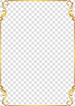 Transparent Medical Border Clipart   Golden Frame Border Png  Png Download