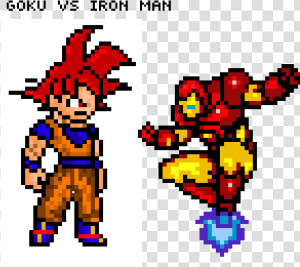 Goku Pixel Art Ultra Instinct  HD Png Download