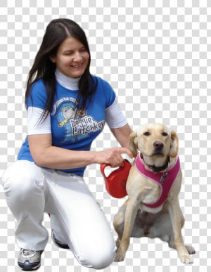 Transparent Dog Walker Clipart   Sitting People With Dog Png  Png Download