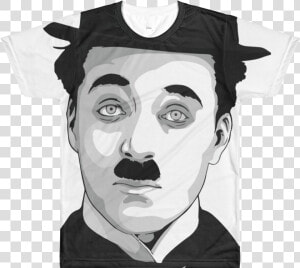 Charlie Chaplin Logo T Shirt   Illustration  HD Png Download