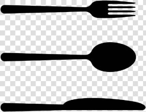 Cubiertos   Black And White Spoon In Png  Transparent Png