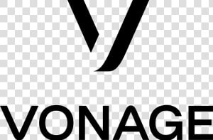 Vonagelogo Secondary Black   Vonage New Logo  HD Png Download