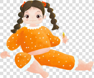 Hand Painted Fat House Happy Life Characters Png And   Cartoon  Transparent Png