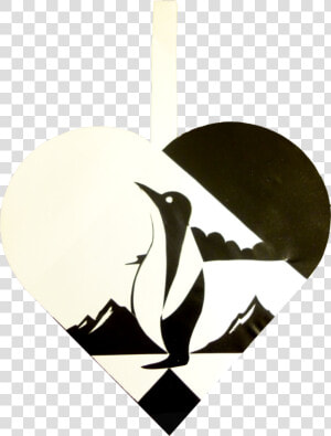 Who Doesn T Love Penguins   Julehjerte Pingvin Skabelon  HD Png Download