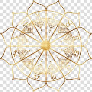 Gold Mandala Png   Png Mandala Art Gold Transparent  Png Download